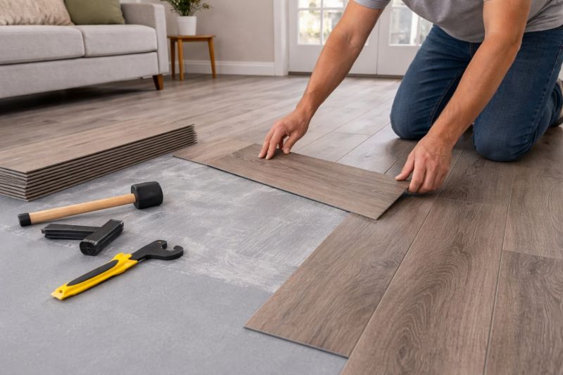Vinyl Floor Installation