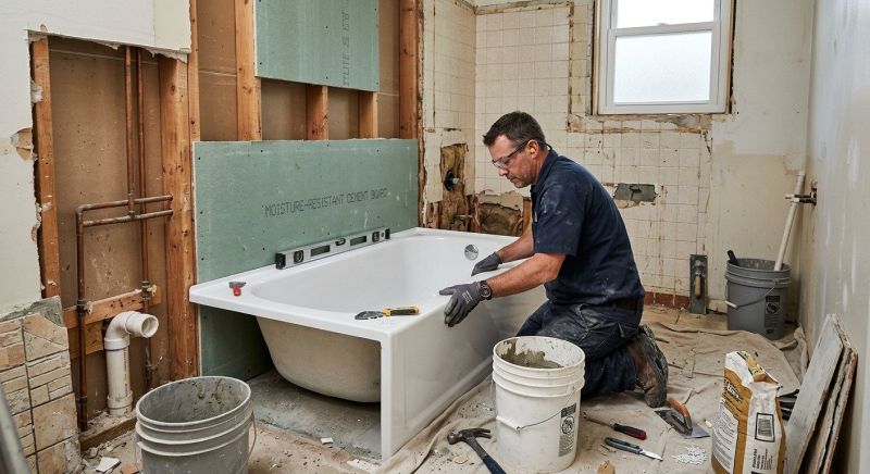 Bathtub Installation Planning