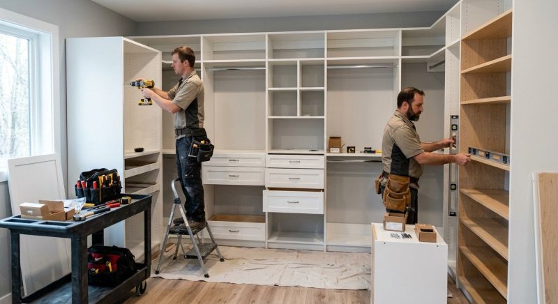 Closet Organizer Installation