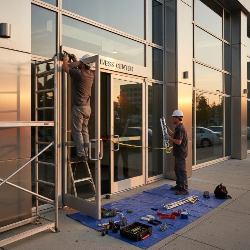 Commercial Exterior Door Repair