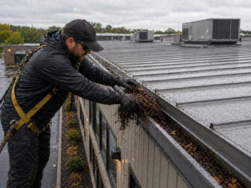 Commercial Gutter Cleaning