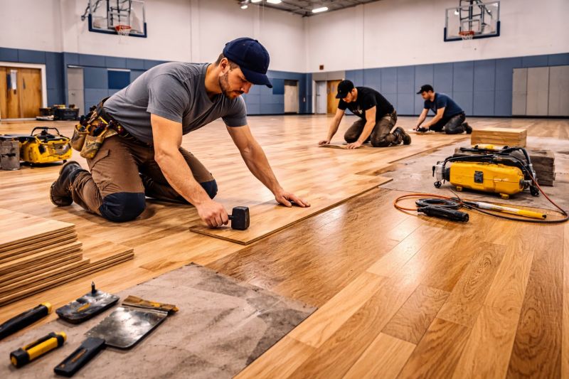 Commercial Hardwood Floor Installation