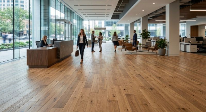 Commercial Hardwood Floor Installation
