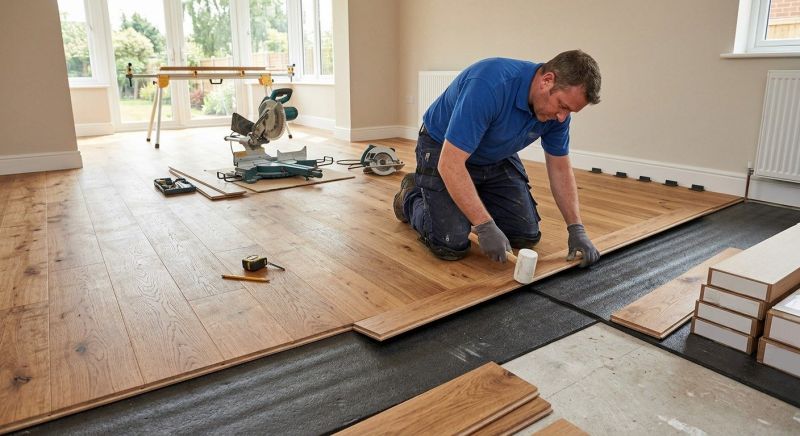 Commercial Hardwood Floor Installation