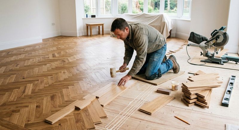 Commercial Hardwood Floor Installation