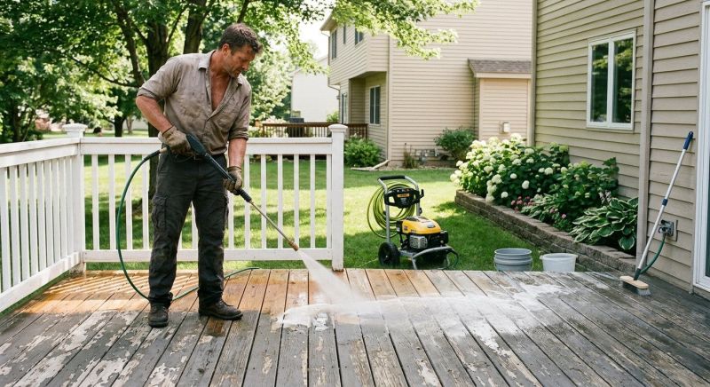 Deck Cleaning