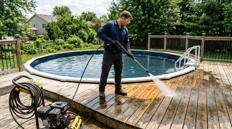 Deck Cleaning