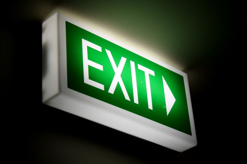 Exit Sign Installation