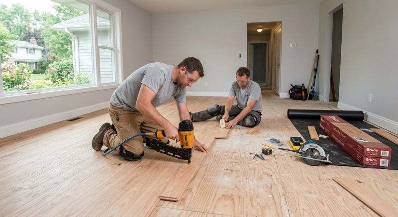 Hardwood Floor Installation