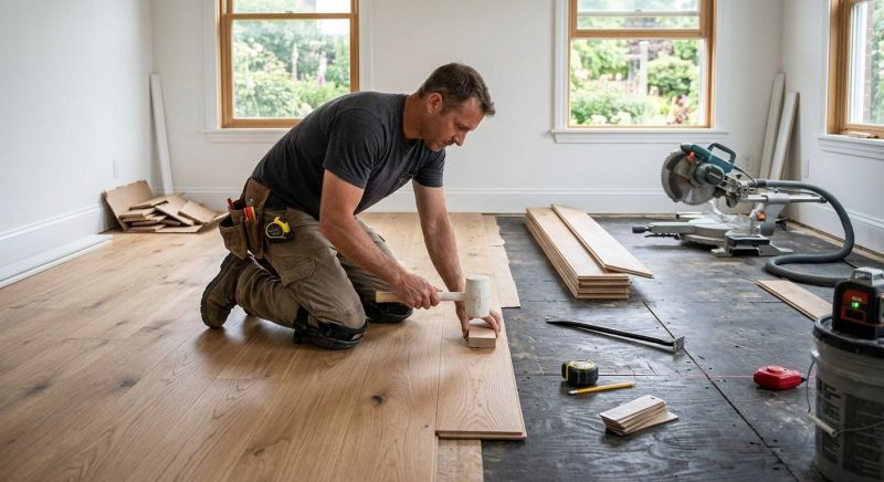 Hardwood Floor Installation