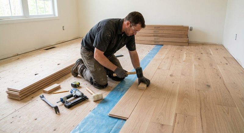Hardwood Floor Installation