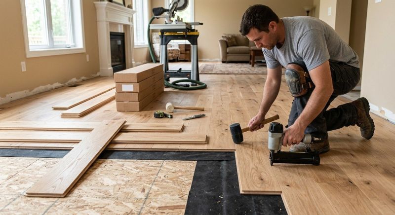 Hardwood Floor Installation