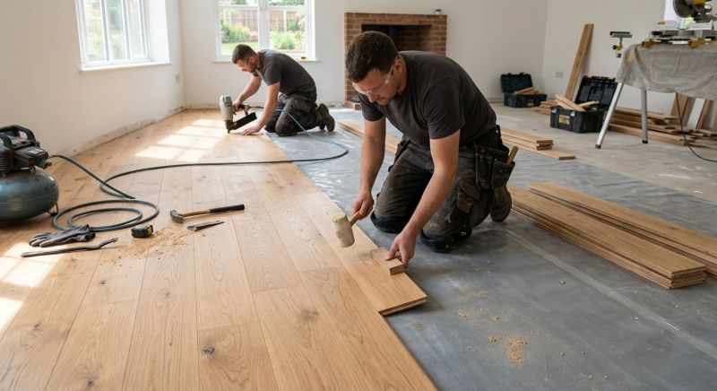 Hardwood Floor Installation