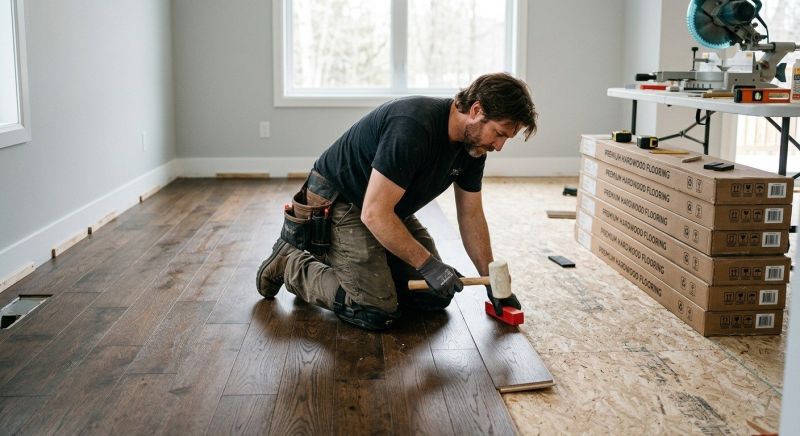 Hardwood Floor Installation