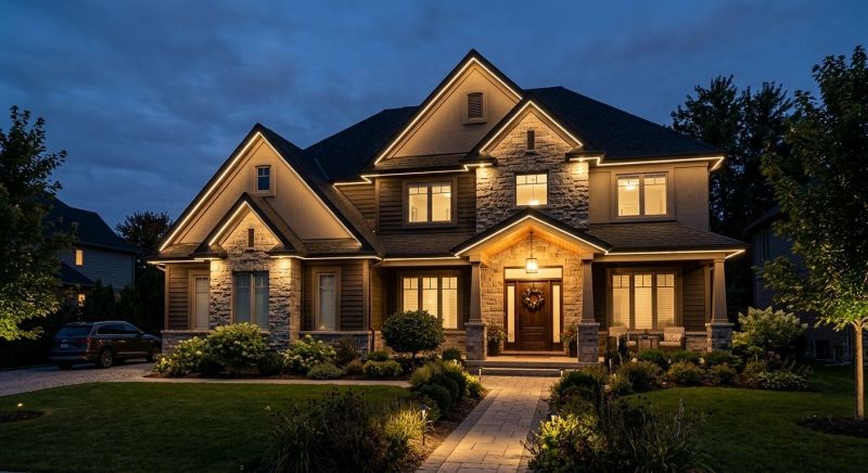 Permanent Outdoor Lighting Installation