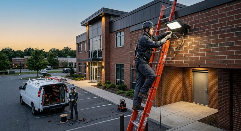 Permanent Outdoor Lighting Installation
