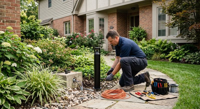 Permanent Outdoor Lighting Installation