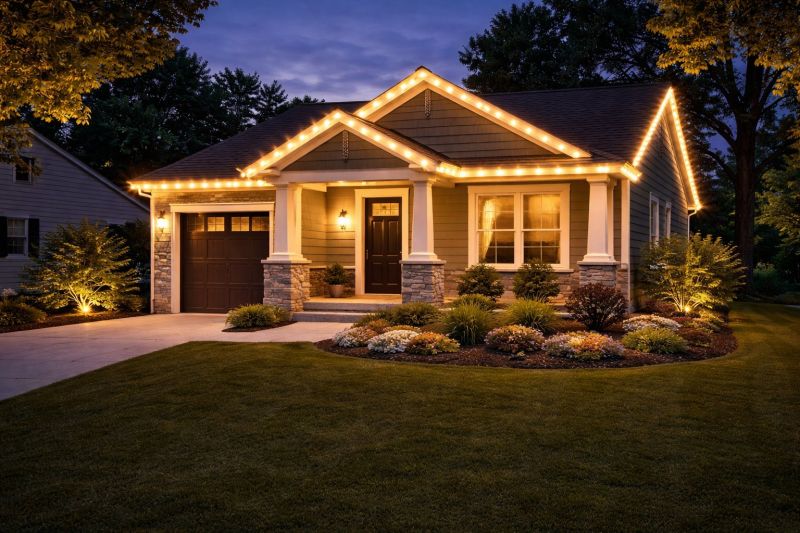 Permanent Outdoor Lighting Installation
