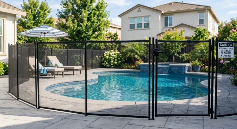 Pool Safety Fence Installation