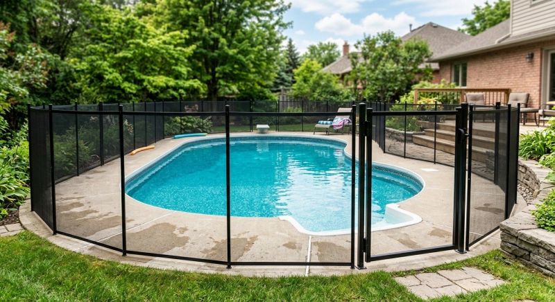 Pool Safety Fence Installation