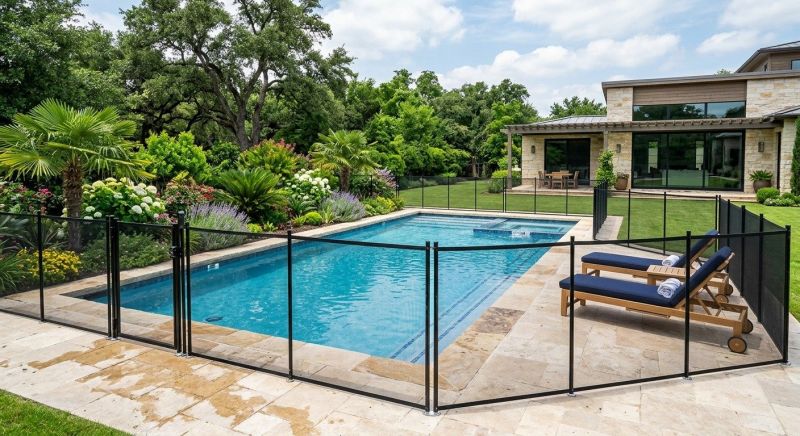 Pool Safety Fence Installation