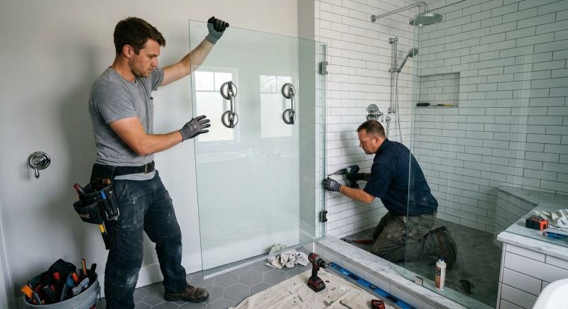 Shower Door Installation