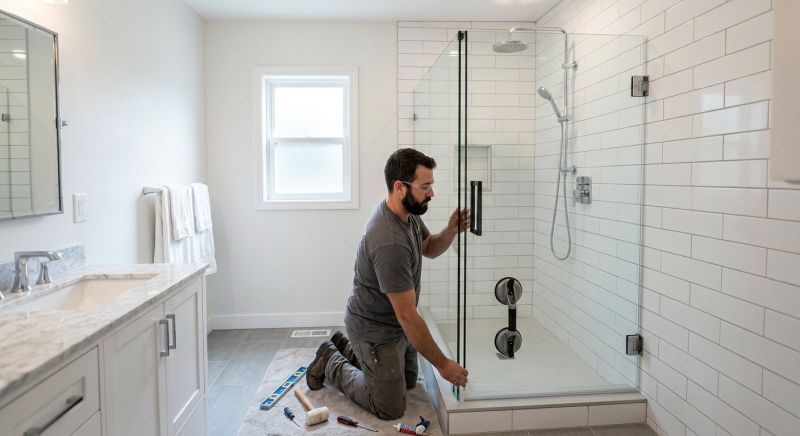 Shower Door Installation