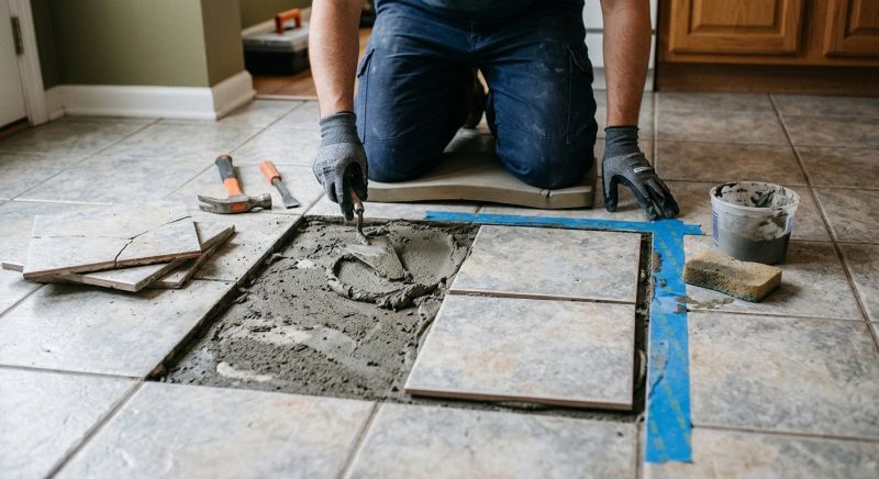Tile Floor Repair
