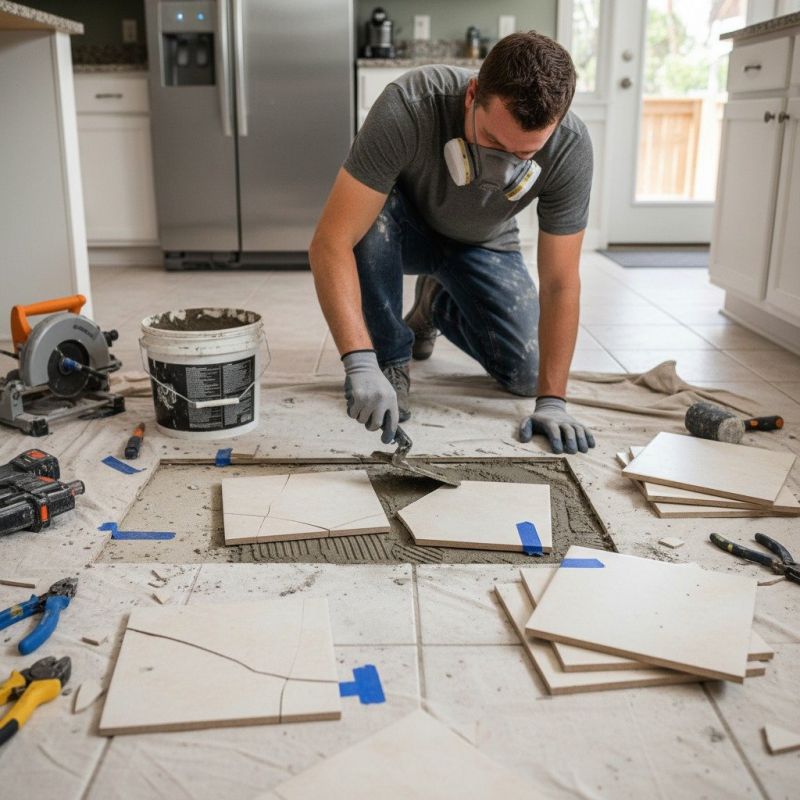 Tile Floor Repair