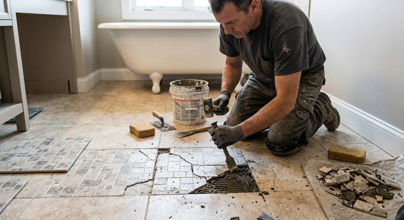Tile Floor Repair
