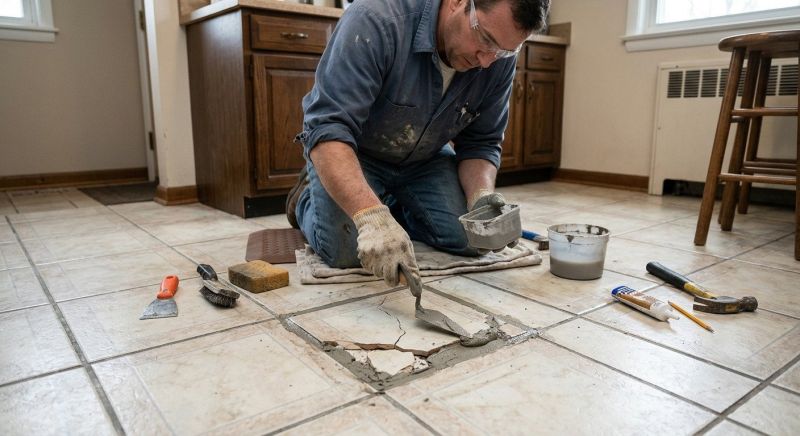 Tile Floor Repair