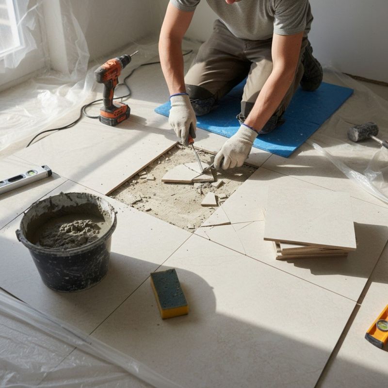 Tile Floor Repair