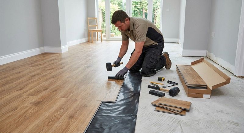 Vinyl Floor Installation