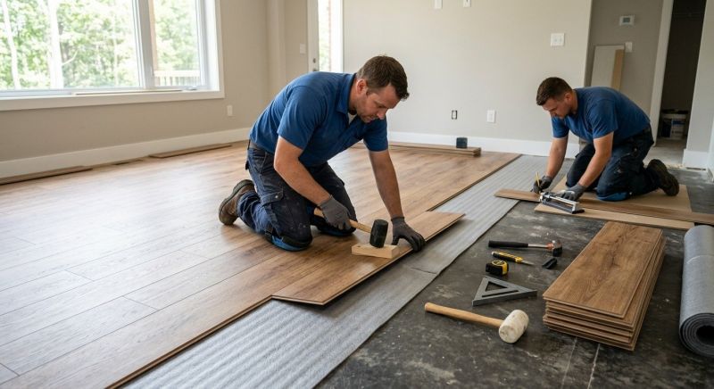 Vinyl Floor Installation