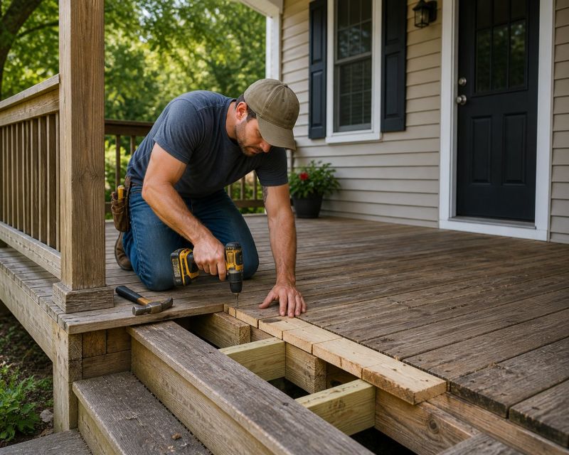 Wood Deck Repair