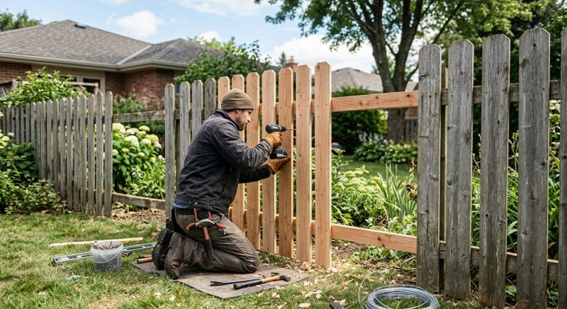 Wood Fence Repair