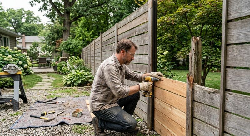 Wood Fence Repair