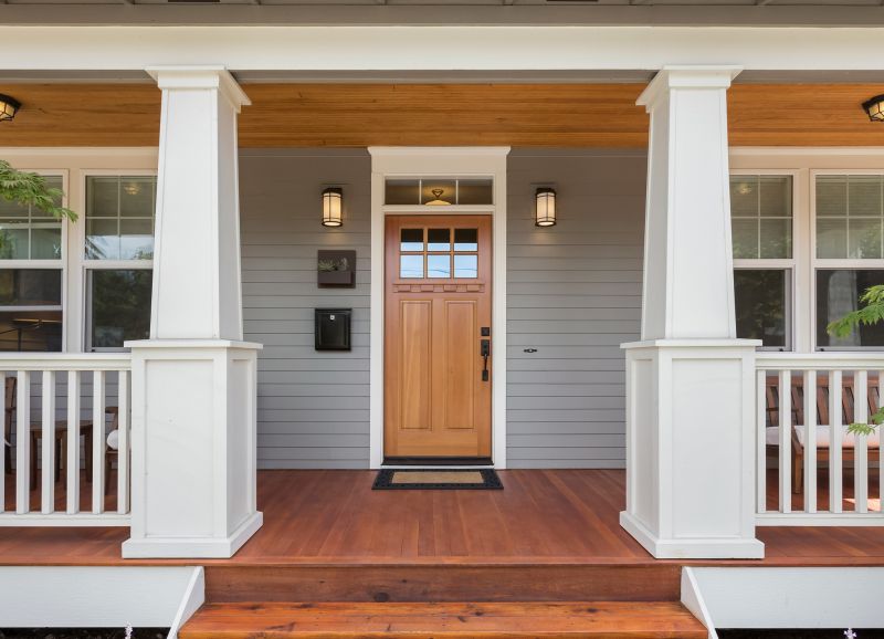 Wood Porch Installation