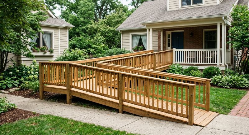 Wood Ramp Installation