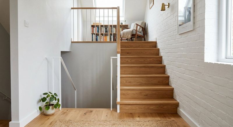 Wood Stairs Installation
