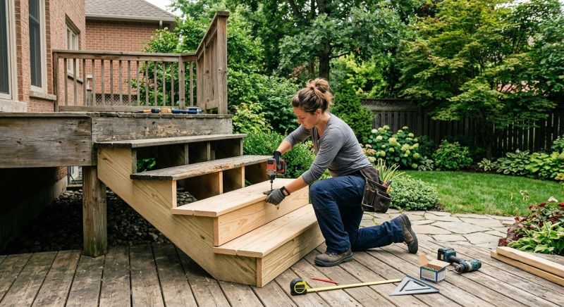 Wood Stairs Repair