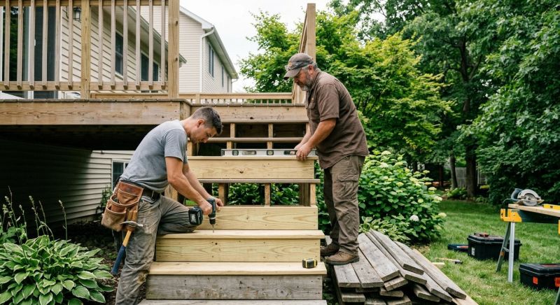 Wood Stairs Repair